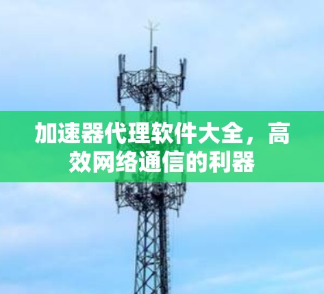加速器代理软件大全,高效网络通信的利器