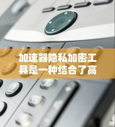加速器隐私加密工具是一种结合了高性能计算和数据加密技术的解决方案，旨在在数据处理和传输的同时，确保数据的安全性和隐私。以下是对这种工具的详细分析